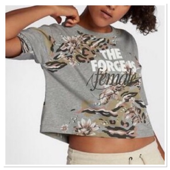 nike force is female shirt